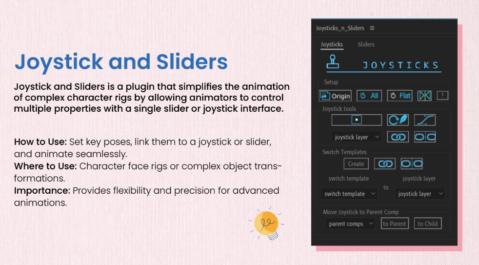 Joystick and Sliders