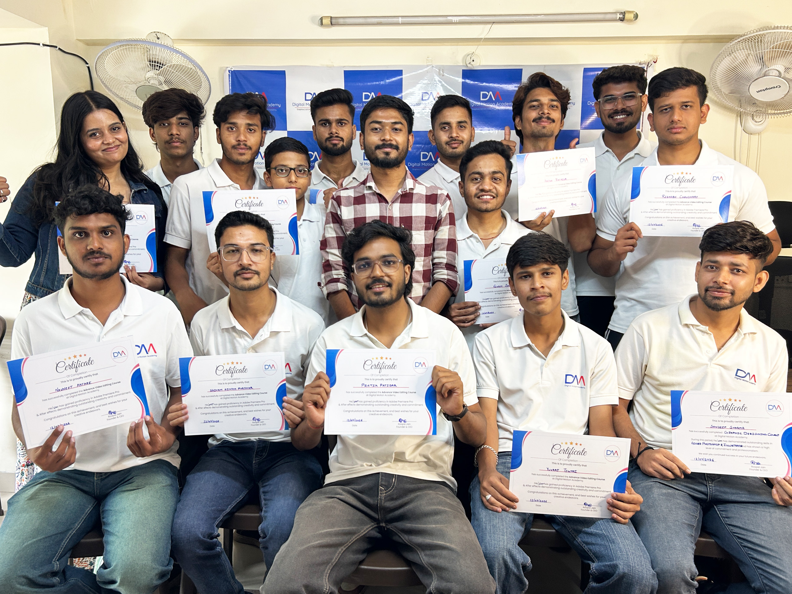 DMA certificate ceremony