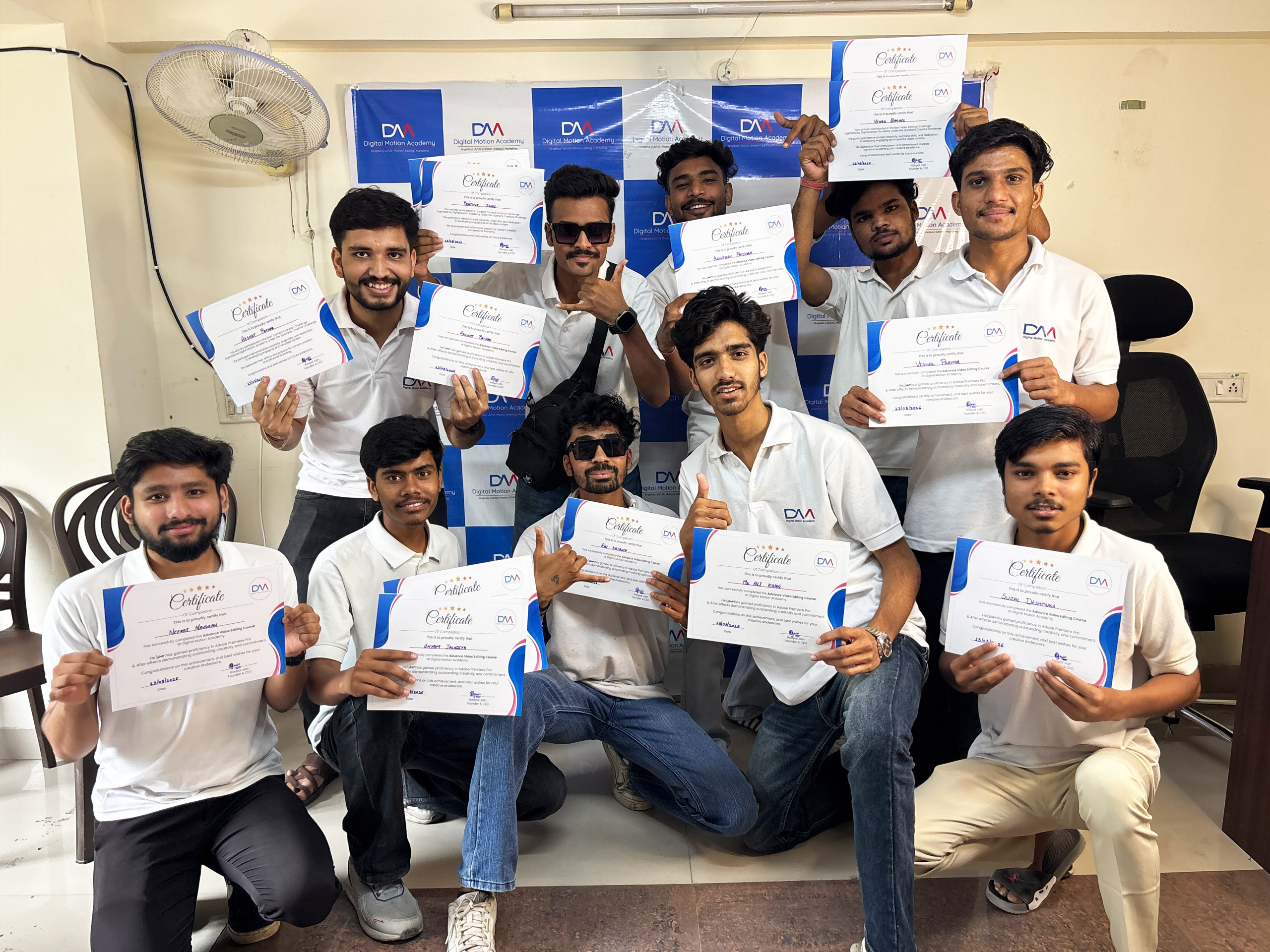 Digital Motion Academy Students