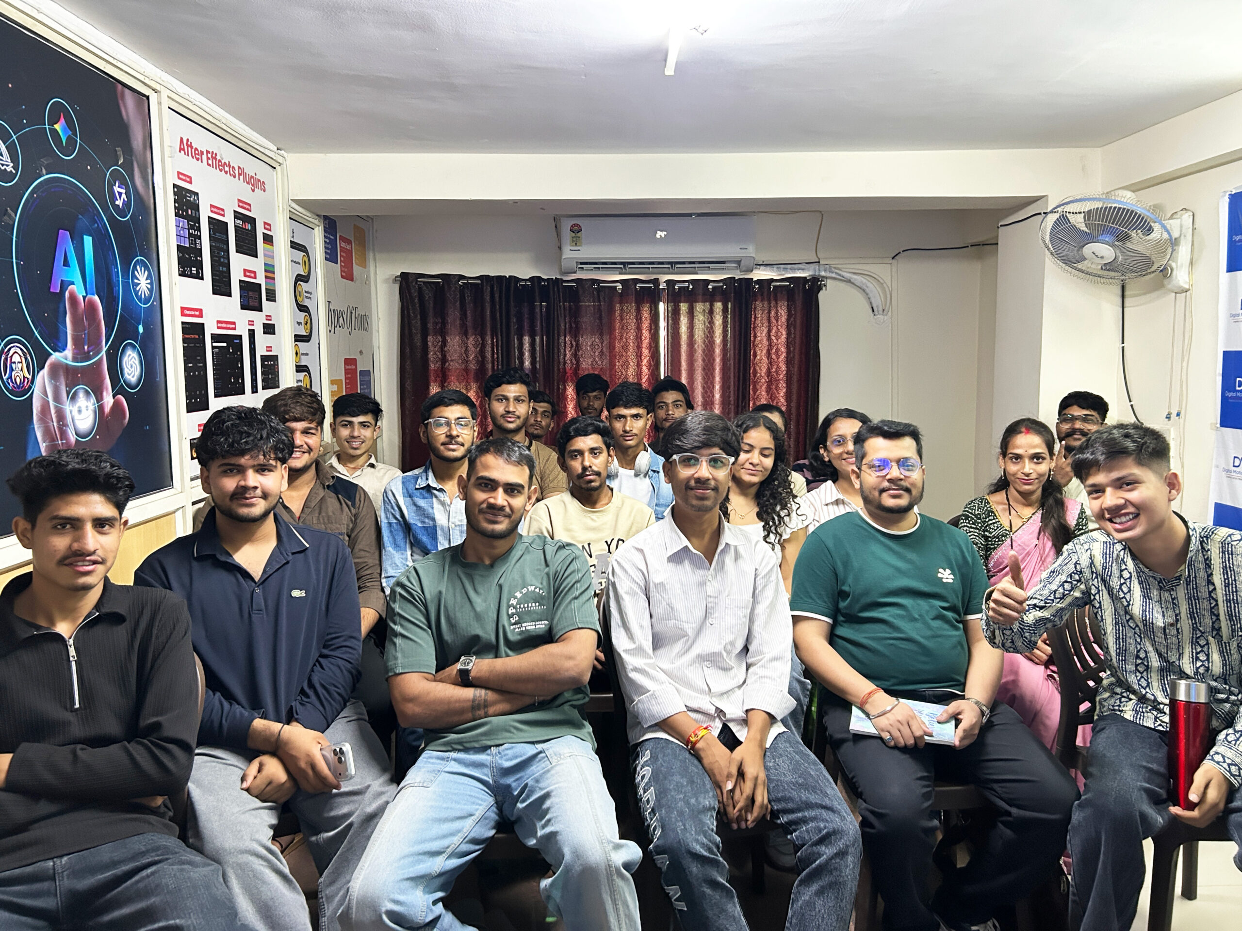Digital motion academy students